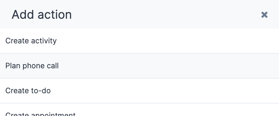 Upsales automations triggers